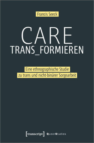 Wie wird Care jenseits heteronormativer Zweigeschlechtlichkeit entworfen? Wie werden Fürsorge und Selbstsorge in nicht-binären und trans Räumen organisiert und gelebt - abseits medizinischer und familiärer Versorgungskontexte? Dazu gibt es bislang kaum Forschung. Francis Seeck wendet sich dieser Leerstelle zu und interviewte und begleitete Personen, die Sorgearbeit für andere trans und nicht-binäre Personen leisten. Die ethnographische Studie vertieft das Verständnis des komplexen Verhältnisses von Gender und Care. Zudem macht sie auf die Bedeutung der Kategorie Klasse in Sorgebeziehungen aufmerksam. Sie zeigt, wie Klassenunterschiede und Klassismus den Zugang zu Für_Sorge erschweren, dass in den Zonen der Prekarität aber auch neue Formen der Fürsorge entstehen. Die hier entwickelte Forschungsstrategie der Sorgenden Ethnographie ermöglicht, Care-Praktiken als zentralen Bestandteil ethnographischer Forschung produktiv zu machen.