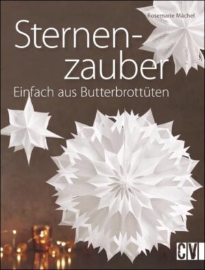 Traumhafte Sterne Diese Sterne aus Butterbrotpapiertüten sind in zweifacher Hinsicht etwas ganz Besonderes: In ihrer weißen Zartheit sehen sie prächtig und gleichzeitig edel aus, und mit den Vorlagen in Originalgröße ist jeder einzelne Stern sehr leicht nachzuarbeiten. Einfach die Tüten mithilfe der Vorlagen zuschneiden, aufeinanderkleben und auseinanderfalten. Da können auch Kinder mitbasteln! Papiertüten, Schere und Klebstoff sind in jedem Haushalt vorhanden und so kann man sofort loslegen. Für eine zauberhafte Weihnachtszeit!