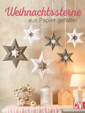 Zauberhafte Papiersterne Weihnachtszeit ist Bastelzeit, und nichts lässt sich schöner basteln als Sterne. Ob als Fensterdekoration, als Baumanhänger oder als Verzierung von Geschenken und Karten: Papiersterne sind vielseitig einsetzbar. Dieses Buch enthält viele tolle Anleitungen, Sterne aus Papier selbst zu basteln, von dem einfachen Tütenstern aus Butterbrottüten bis hin zu aufwendigeren Origami-Sternen. Darüber hinaus enthält es ein paar überraschende Ideen dazu, wie die Sterne verwendet werden können, wie zum Beispiel Schmuck aus Mini- Faltsternen und Sternschachteln für kleine Geschenke. Ausführliche Step-Zeichnungen führen durch die Anleitungen und lassen auch die kniffligeren Sterne gut gelingen.