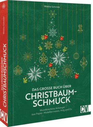 Ein Tannenbaum zum Staunen Makramee-Ornament, FIMO®-Sterne oder Dalapferd: Aus beliebten Materialien ganz einfach weihnachtlichen Christbaumschmuck selber machen. Selbstgemachter Christbaumschmuck für einen einzigartigen Baum! Die erfahrene DIY-Expertin Wiebke Schröder stellt aus beliebten Materialien originelle, gleichzeitig einfach umzusetzende Projekte vor. Mit Raffinesse und Detailliebe zeigt sie, wie Holz, FIMO®, Makramee oder Papier zu festlichen Anhängern werden. Die Autorin führt Schritt für Schritt durch die bebilderten Anleitungen. Stimmungsvolle Fotos zaubern zusätzlich weihnachtliche Stimmung! Individuellen Weihnachtsschmuck ganz einfach selbst basteln Auch als Geschenkanhänger perfekt geeignet!