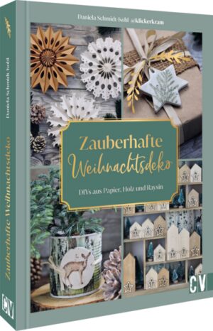 Weihnachts-Deko selbst gemacht: Basteln für die Feiertage Die einzigartigen Kreationen von Autorin Daniela Schmidt-Kohl schaffen mit leichten und zarten Farben eine unvergleichliche Weihnachtsatmosphäre. Von filigranen Papierornamenten bis hin zu liebevoll gestalteten DIY-Objekten aus Naturmaterialien bietet dieses Buch eine Vielzahl von weihnachtlichen Bastelideen für jeden Geschmack. Ob Anfänger oder erfahrener Bastler - die leicht verständlichen Anleitungen machen das Nachbasteln zum Kinderspiel - jedes Bastelprojekt gelingt. So kann man das eigene Zuhause in Windeseile in ein Winter-Wonderland verwandeln. Weihnachtliches Flair jenseits von klassischem Rot, Grün & Gold Viele verschiedene Materialien incl. Upcycling-Ideen Heimelige Deko für Advent und Weihnachten für die gemütlichste Zeit des Jahres