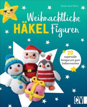 Wer einmal mit dem Häkeln dieser zuckersüßen, weihnachtlichen Amigurumi beginnt, wird die Häkelnadel nicht mehr weglegen können. Ob Rentier, Herr und Frau Santa, Pfefferkuchenmann oder Weihnachtsstrumpf. All diese Modelle in diesem Buch sind nicht nur niedlich, sondern dank der einfachen Anleitungen und der Step-Fotos im Technikteil auch noch flott selbstgemacht. Perfekt zum Dekorieren, Verschenken oder Sammeln.