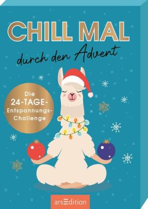 Leider hielt es der Verlag arsEdition nicht für nötig, bei der Anmeldung im Verzeichnis lieferbarer Bücher sorgfältig zu arbeiten und das Buch Chill mal durch den Advent von N. N. mit einer Inhaltsangabe auszustatten.