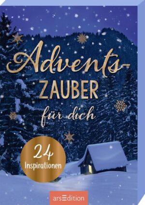 Leider hielt es der Verlag arsEdition nicht für nötig, bei der Anmeldung im Verzeichnis lieferbarer Bücher sorgfältig zu arbeiten und das Buch Adventszauber für dich von N. N. mit einer Inhaltsangabe auszustatten.