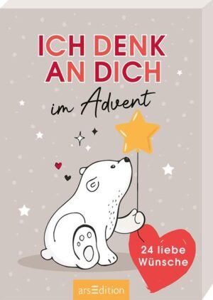 Leider hielt es der Verlag arsEdition nicht für nötig, bei der Anmeldung im Verzeichnis lieferbarer Bücher sorgfältig zu arbeiten und das Buch Ich denk an dich im Advent von N. N. mit einer Inhaltsangabe auszustatten.