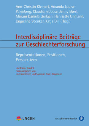 How can gender as one of the central categories for analyses of current social developments be negotiated across disciplines theoretically, methodologically, but also with practical relevance? This volume deals with self and external positions, representations, practical impulses and multiplications of gender. Like gender studies itself, the selection of contributions is interdisciplinary.