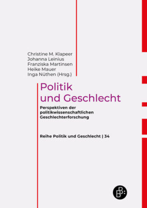 What does gender studies in political science or feminist political science mean? The handbook offers a systematic overview of the dimensions that the consideration of the relationship between politics and gender entails for political science, integrating queer and postcolonial perspectives. What consequences does this perspectivisation raise with regard to methods and the history of ideas, what controversies and open questions arise from it? The individual contributions summarise the current state of research, offer a contextualisation in broader political science debates, and provide approaches for deeper engagement through recommended readings. The handbook is thus a perfect starting point for a first compact overview of the subject area of politics and gender.