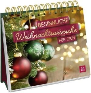 Leider hielt es der Verlag Groh nicht für nötig, bei der Anmeldung im Verzeichnis lieferbarer Bücher sorgfältig zu arbeiten und das Buch Besinnliche Weihnachtswünsche für dich von N. N. mit einer Inhaltsangabe auszustatten.