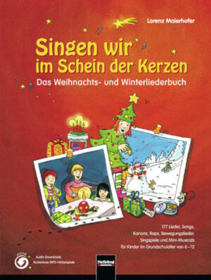 Ein begeisterndes Weihnachts- und Winterliederbuch mit 177 Liedern, Songs, Raps, Kanons, Bewegungsliedern, Singspielen und Mini-Musicals für Kinder von 6-12 Jahren Diese große Sammlung bietet ein erfrischend neues Liedrepertoire, in dem auch traditionelle Weihnachtslieder einen wichtigen Platz einnehmen. Die Erweiterung des jahreszeitlichen Themenkreises in Richtung Winter macht das Buch zu einem Begleiter weit über die Weihnachtszeit hinaus - festlich, besinnlich, groovig und poppig bewegt. Singerlebnisse in 6 Kapiteln: • Kapitel I: Im Schein der Kerzen - Einstimmung im Advent • Kapitel II: Liedkalender im Advent - Lieder und Brauchtum • Kapitel III: Was der Winter alles kann - winterliche Begegnungen • Kapitel IV: Nimm Zeit dir nachzudenken - Lieder zur inneren Einkehr • Kapitel V: Stille Nacht - Singen und Feiern an der Krippe • Kapitel VI: Go, tell it on the mountain - Songs aus aller Welt Singen, Spielen, Bewegen, Darstellen: Die Liedaufbereitungen und Arrangements berücksichtigen vielfältige musische Zugänge und laden die Kinder entsprechend ihrer Alters- und Leistungsstufe zum Mitmachen ein. In Zusammenarbeit mit Renate und Walter Kern bietet Lorenz Maierhofer pädagogisch fundierte Liedaufbereitungen mit viel kreativem Freiraum für eigenes Gestalten. 6 leicht realisierbare Singspiele und Mini-Musicals können Höhepunkte im musikalischen Miteinander setzen und bieten zusätzliche Lernebenen. • Liedsätze für 1- bis 2-stimmiges Singen • Akkordbezeichungen für die Liedbegleitung (z. B. Gitarre/Klavier/Keyboard) • Vorspiele und Begleit-Patterns für verschiedene Instrumente • Zahlreiche Zusatzinformationen zu Brauchtum und den Feiertagen • Musikpädagogische Tipps im Anhang Audio-Aufnahmen: Hören, Singen, Mitmachen Dazu erhältlich: • 3 CD-BOX mit gesungenen Aufnahmen, ISBN 978-3-85061-624-9 • 1 CD mit 35 instrumentalen Playbacks, ISBN 978-3-85061-625-6 • 40 "Kennenlern-MP3s" als kostenloses Downloads unter: www.helbling.at/weihnachtsliederdownload www.helbling-verlag.de/weihnachtsliederdownload