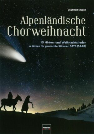 Mindestbestellmenge 10 Ex.! Diese Sammlung bietet überlieferte geistliche Volkslieder und Lieder im Volkston aus Nord-, Süd- und Osttirol sowie Salzburg und Bayern. Die Stationen des Weihnachtsgeschehens spiegeln sich inhaltlich in der Verkündigung der Geburt Jesu, in der Erwartung der Ankunft des Kindes (Advent) und in der Anbetung der Hirten und der Weisen aus dem Morgenland wider. Die stimmungsvollen, melodisch eingängigen und schlichten Chorlieder können sowohl a cappella als auch mit akkordischer Begleitung (Harfe, Gitarre, Harmonika) aufgeführt werden.