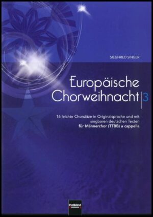 Mindestbestellmenge 10 Exemplare Wie bereits die beiden ersten Bände dieser Reihe mit Arrangements von Siegfried Singer, enthält auch das dritte Heft leicht singbare weihnachtliche Chormusik aus weiten Teilen Europas - bekannte Lieder wie auch interessante Neuentdeckungen. Neben dem Originaltext wird zu allen Titeln auch eine gut singbare deutsche Textvariante angeboten. Die gut machbaren Chorstücke machen Ihr Advents- und Weihnachtskonzert zu einem Erlebnis für Chor und Publikum.