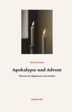 Von den zahlreichen Büchern, die der Philosoph Peter Strasser im Laufe seines Lebens geschrieben hat, ist Apokalypse und Advent sicherlich sein persönlichstes. Befreit von akademischen Anforderungen, die immer auch Fesseln sind, scheut er sich nicht, die Ich-Form zu verwenden, ein Ich ins Spiel zu bringen, das sich nicht als ein Anderer versteht - und das eigene Schreiben prüfend zu reflektieren: »Oft schon habe ich versucht, mich, in meiner Grübelei, meinem Schreibfluss innehaltend, von mir selbst zu distanzieren. Immer schwerer wog der Verdacht, der mir beim Schreiben folgte wie ein böser Schatten: Waren nicht gerade meine zentralen Überzeugungen, statt Ausdruck einer tieferen, geistigen Realität zu sein, bloß herbeigeschrieben?«Natürlich bleibt Peter Strasser auch in diesem Werk seinem zentralen Thema verbunden: einen Ausweg aus dem Gefängnis der Immanenz und dem Irrgarten der Transzendenz zu finden. So kreist sein Denken um Begriffe, die wie aus der Zeit gefallen scheinen: Schöpfung - Paradies - unbefleckte Empfängnis - Blickwinkel Gottes … und die Unausweichlichkeit der Mythen, die sich wie ein roter Faden durch sein Werk ziehen: »Durch die Vermittlung des Mythos, der alle Zeit aufhebt, entsteht uns eine Ahnung«. Die Wendung »wie aus der Zeit gefallen« lässt sich mit den Worten Peter Strassers somit auch ins Poetische übersetzen: »Es ist, als ob die Zeit den Atem anhielte.«Der Untertitel von Apokalypse und Advent hebt mit einem Fragewort an: Warum - endet aber nicht fragend mit einem Fragezeichen, sondern präsentiert sich als eine in einer vergangenen Zukunft endenden Mutmaßung: Warum wir dagewesen sein werden - ohne Punkt, ohne Ausrufezeichen. Peter Strasser stellt sich eben nicht die naheliegendere, aber letztendlich bedeutungslose Frage Wozu?, sondern sucht einen Sinn unserer Existenz über unsere Endlichkeit hinaus, ja über die Endlichkeit unserer gesamten Gattung, über die Endlichkeit des Kosmos hinweg. Für Strasser ist der Advent des Philosophen eine Zeit des Ahnens, eines Ahnens jedoch, das nicht bloß herbeigeschrieben oder gewünscht wird, sondern unserer ambivalenten Gegenwart abgelauscht ist. Für den Grazer Philosophen bestimmt die Tragweite der Fragestellung bereits über die Möglichkeit eines Antwortens: »Erst unter einer solcherart heilsgeschichtlichen Perspektive werden wir wahrhaft dagewesen sein.«