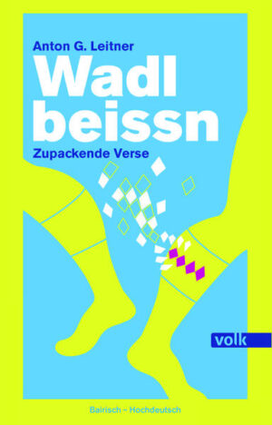 „Wadlbeissn“ ist ein genuin bairisches Wort. Der Wadlbeißer als solcher zeigt sich als besonders hartnäckiger Mensch. Er lässt nicht locker und lehrt sogar manchem Großkopferten das Fürchten, weil er mit größter Beharrlichkeit Missstände aufdeckt. Anton G. Leitner ist seit jeher ein Poet des Realen. Mit seiner subversiven Mundartdichtung stellt er die Heimattümelei vom Kopf auf die Füße. Indem er Situationskomik und Sozialkritik in die lautmalerische Muttersprache einbettet, gelingt ihm ein „pointiertes Portrait bayerischer Wesensart“ (MUH-Magazin). Seine minutiöse Beobachtungsgabe, der auch nicht das kleinste Detail entgeht, macht Leitner gleichsam zu einem investigativen Vers-Reporter mit kabarettistischem Biss und hohem Unterhaltungswert. Damit der fließende Rhythmus des Bairischen auch jenseits weiß-blauer Horizonte neue Resonanzböden findet, hat er jedem seiner Mundartgedichte eine Nachdichtung ins Hochdeutsche beigesellt.