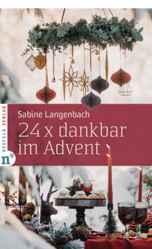 Dankbare Menschen sind glücklicher. Aber kann man wirklich in jeder Lebenslage dankbar sein? Sabine Langenbach ist davon überzeugt. Und der Advent eignet sich bestens dazu, den „Dankbarkeitsmuskel“ zu trainieren. Die Autorin erzählt, wofür sie im Alltag „Gott sei Dank!“ sagen kann. Und sie ermutigt ihre Leserinnen und Leser dazu, ebenfalls alles durch die „Brille der Dankbarkeit“ zu sehen - und aufzuschreiben, wofür sie dankbar sind. So entsteht ein ganz persönliches Dankbarkeits-Advents-Tagebuch, das seine Wirkung dauerhaft entfalten wird.