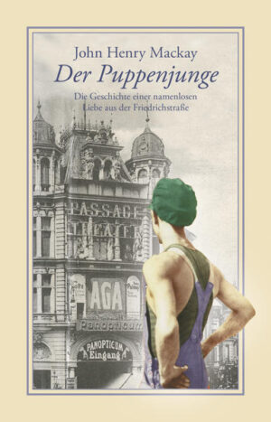 Die Geschichte einer namenlosen Liebe aus der Friedrichstraße schildert ein Jahr im Leben des 15-jährigen Ausreißers Günther, der beginnt, als Strichjunge zu arbeiten. Erzählt wird aus der Sicht des Buchhändlers Hermann Graff, der sich in Günther verliebt und sich durch die daraus erwachsenden Schwierigkeiten - für Günther ist er nicht mehr als ein Freier - zunehmend über seine sexuellen Neigungen klarer wird. John Henry Mackay lebte ab 1892 in Berlin und kannte die Welt, die er in "Der Puppenjunge" beschrieb, aus eigener Erfahrung. Magnus Hirschfeld lobte an dem Roman die "formvollendete Sprache" und den "tiefen psychologischen Gehalt". Christopher Isherwood bekannte noch 1985 beim Erscheinen der englischen Übersetzung (The Hustler), er habe das Buch »immer sehr geliebt« - es zeichne, wie er aus eigener Erfahrung wisse, trotz mancher melodramatischen Übersteigerung ein authentisches Bild der sexuellen Unterwelt Berlins. Bekannt wurde John Henry Mackay (1864?-1933), der deutsche Dichter mit dem schottischen Namen, als Biograf und Wiederentdecker von Max Stirner sowie als Autor von Romanen wie "Die Anarchisten" und "Der Schwimmer". Anfang des 20. Jahrhunderts verfasste er außerdem unter dem Pseudonym Sagitta eine Reihe kleinerer "Bücher der namenlosen Liebe", auf die 1926 der Roman "Der Puppenjunge" folgte, der durch seine lebendigen Beschreibungen der schwulen Halbwelt Berlins bestach.