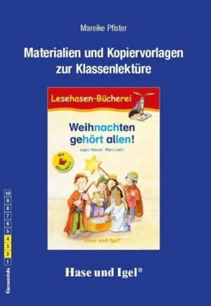 Die Kopiervorlagen des Unterrichtsmaterials beleuchten die Lektüre in all ihren Facetten und eignen sich zur Einzel- oder Gruppenarbeit. Auch Freiarbeitsphasen können damit umgesetzt werden. Die Arbeitsblätter unterstützen Sie dabei, den Unterricht rund um die Geschichte spannend zu gestalten. Zu jedem Abschnitt des Buches finden Sie Aufgaben, die das sinnentnehmende Lesen trainieren und die Textkenntnis sichern. Darüber hinaus gibt es Angebote zum kreativen Umgang mit Sprache und spielerische Elemente. Natürlich fehlen auch Anregungen für ein gelungenes Krippenspiel nicht! Abwechslungsreich wird Sachwissen rund um Religion und Ethik vermittelt und Sozialkompetenz trainiert. Das zentrale Thema des Buches findet seine reale Umsetzung in einem großen Klassenfest, das alle Glaubensgrenzen aufhebt und das Sie mithilfe vieler praktischer Tipps ganz einfach umsetzen können. Das Begleitmaterial ist an die Silbenhilfe-Leselernmethode angepasst, indem bei den Kopiervorlagen die zweiten Silben durchgehend grau gefärbt sind.