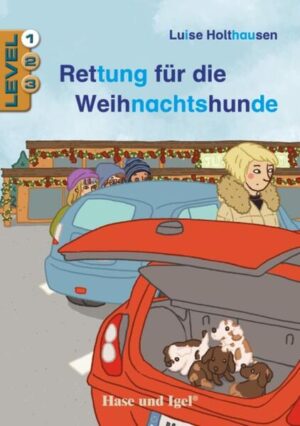 Simon, Teris und Jule bilden das Redaktionsteam einer Schülerzeitung. Gerade arbeiten sie an der Weihnachtsausgabe, doch ihnen fehlt eine zündende Idee. Als ihre Mitschülerin Hanna auftaucht, erzählt sie, dass sie von ihren Eltern einen Hund bekommt. Während Teris begeistert ist, äußert sich Jule kritisch zu Tieren unterm Weihnachtsbaum. Simon interessiert an der Unterhaltung vor allem eines: Wäre das nicht ein Thema für die Zeitung? Darin bestärkt fühlt er sich, als er mit Jule und Teris nach einem Besuch auf dem Weihnachtsmarkt eingesperrte Welpen in einem Kofferraum entdeckt. Die Besitzerin des Autos zeigt sich verärgert über die Neugier der Kinder und fährt schnell davon. Ihre Recherchen für den Artikel über Tiere als Geschenke und eine Undercover-Aktion führen die Freunde schließlich zu dieser Tierhändlerin - und damit zu den Hunden. Die lebendig und humorvoll erzählte Geschichte liefert viele Anknüpfungspunkte, um sich mit der Haltung von Haustieren und illegalem Welpenhandel auseinanderzusetzen. Bestimmt steigert die aufregende Suche nach den Hunden die Lesemotivation Ihrer Schüler. Die drei Hauptfiguren bieten ein hohes Identifikationspotenzial, denn sie sind hartnäckig, clever und verlieren nie den Mut! Die Lektüre ist in drei parallel lesbaren Textfassungen erhältlich: Level 3 enthält den ungekürzten Text in Serifenschrift. Level 2 bietet eine gekürzte, leicht zu lesende Fassung der Geschichte in Fibelschrift und das Level 1 wird zusätzlich mit Silbenhilfe angeboten.