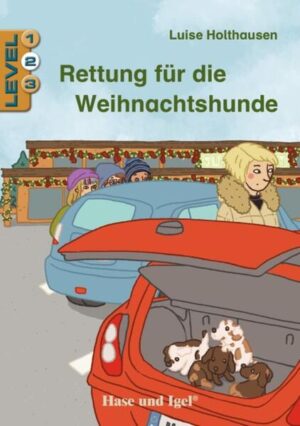 Simon, Teris und Jule bilden das Redaktionsteam einer Schülerzeitung. Gerade arbeiten sie an der Weihnachtsausgabe, doch ihnen fehlt eine zündende Idee. Als ihre Mitschülerin Hanna auftaucht, erzählt sie, dass sie von ihren Eltern einen Hund bekommt. Während Teris begeistert ist, äußert sich Jule kritisch zu Tieren unterm Weihnachtsbaum. Simon interessiert an der Unterhaltung vor allem eines: Wäre das nicht ein Thema für die Zeitung? Darin bestärkt fühlt er sich, als er mit Jule und Teris nach einem Besuch auf dem Weihnachtsmarkt eingesperrte Welpen in einem Kofferraum entdeckt. Die Besitzerin des Autos zeigt sich verärgert über die Neugier der Kinder und fährt schnell davon. Ihre Recherchen für den Artikel über Tiere als Geschenke und eine Undercover-Aktion führen die Freunde schließlich zu dieser Tierhändlerin - und damit zu den Hunden. Die lebendig und humorvoll erzählte Geschichte liefert viele Anknüpfungspunkte, um sich mit der Haltung von Haustieren und illegalem Welpenhandel auseinanderzusetzen. Bestimmt steigert die aufregende Suche nach den Hunden die Lesemotivation Ihrer Schüler. Die drei Hauptfiguren bieten ein hohes Identifikationspotenzial, denn sie sind hartnäckig, clever und verlieren nie den Mut! Die Lektüre ist in drei parallel lesbaren Textfassungen erhältlich: Level 3 enthält den ungekürzten Text in Serifenschrift. Level 2 bietet eine gekürzte, leicht zu lesende Fassung der Geschichte in Fibelschrift und das Level 1 wird zusätzlich mit Silbenhilfe angeboten.