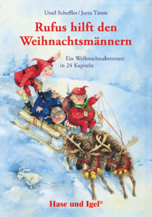 Ausgerechnet kurz vor dem großen Fest stürzt Rufus, der Polarforscher, mit seinem Heißluftballon über dem Weihnachtsdorf ab! Ganz schön aufregend ist es dort: Weihnachtsmänner trainieren in der Fitnesshalle, ein Elefant lernt fliegen und Rufus erfährt eine Menge über das WWW, das „weltweite Wunschnetz“. Nach seinem Absturz trifft der Polarforscher auf viel Hilfsbereitschaft. Dann aber ist er selbst gefordert, denn einer der Weihnachtsmänner wird krank … Ursel Scheffler erzählt eine spannende und witzige Geschichte über Freundschaft, Zusammenhalt und weihnachtliche Geheimnisse. Erleben Sie mit Ihrer Klasse ein ganz besonderes Lesevergnügen in 24 Kapiteln und schauen Sie gemeinsam hinter die Kulissen dieser etwas anderen Weihnachtswelt!