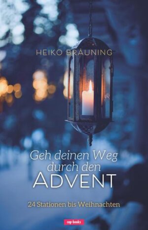 Der bekannte TV­Pfarrer Heiko Bräuning (Stunde des Höchsten) hat 24 Geschichten und Gedanken geschrieben, die uns auf schöne Weise die gute weihnachtliche Vorfreude nahe bringen. Ein wohltuender und besinnlicher Begleiter durch eine gesegnete Adventszeit. Zum Lesen und Vorlesen.