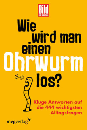 „Ist es wirklich so schlimm, wenn ich abends nicht die Zähne putze?“ „Kann man im Schlaf rechnen?“ „Scheitern die Ehen von schönen Menschen wirklich öfter als andere?“ All diese Fragen beantwortet "Wie wird man einen Ohrwurm los!" aus der Rubrik „Ach so! Kluge Antworten auf Alltagsfragen“ der Bild am Sonntag. Kreuz und quer sind die witzigsten und originellsten Antworten, mit kurzen Geschichten und Fakten, aus den Bereichen Familie, Psychologie, Sexualität & Partnerschaft, Recht, Kurioses und vielem mehr versammelt und bringen den Leser zum Staunen, Lachen und Rätseln. Dieses Buch ist das perfekte Geschenk und Begleiter für alle zwischen 16 und 99 Jahren, die stets neugierig bleiben und nie aufhören zu fragen.