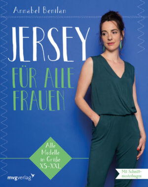 Jersey ist ein beliebter Stoff und wegen seiner angenehmen Textur und leichten Verarbeitung immer en vogue. Ob als lässig-luftiges Shirt zum Sport oder als sommerliches Kleid, Jersey-Stoffe machen immer Eindruck und dürfen in keinem Kleiderschrank fehlen. Mit „Jersey für alle“ gelingt es jetzt ganz leicht zeitlos schlichte und elegante Mode aus verschiedenen Jersey- und Stretch-Stoffen zu zaubern. Das Buch ist übersichtlich bebildert und erklärt jeden Schritt detailliert, sodass es auch Anfängern nicht schwerfällt, selbst ein Kleidungsstück anzufertigen. Einfach die passende Größe aus dem beiliegenden Schnittmusterbogen aussuchen und losnähen. Von Größe XS bis XXL sind alle Schnittmuster enthalten. Die Modelle können sowohl mit einer klassischen als auch mit einer Overlockmaschine gefertigt werden.