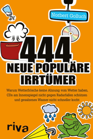 Frösche auf der Leiter und Spinnen im Netz sind für die Wettervorhersage ungefähr so nützlich wie ein Kühlschrank in der Arktis, Regenwürmer haben keine zwei Köpfe, ein Schokoladen-Fruchtzwerg ist keine Joghurtsorte, sondern eine Fledermaus, in Burgern ist kein geheimnisvolles Suchtgift, das Menschen zu Fastfood-Junkies macht, und Beethoven schrieb sein berühmtes Stück nicht für Elise, sondern vermutlich für Therese. So manches, was man als gegeben annimmt, stimmt überhaupt nicht, wenn man es genauer betrachtet. Zum zweiten Mal nimmt Norbert Golluch über 400 als selbstverständlich geltende Wahrheiten auseinander und klärt seine Leser gründlich über die erstaunlichsten Irrtümer auf.