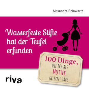 Kinder sind das Größte. Sie sind eine Bereicherung fürs Leben und treiben jeder Mutter Freudentränen in die Augen, wenn sie zum ersten Mal „Mama“ sagen. So lange bis sie überhaupt nicht mehr aufhören können, „Mama“ zu sagen. Und zwar sehr, sehr laut. Während dieses Mutterseins kann man aber auch einiges über sich selbst erfahren. Zum Beispiel, dass der Geduldsfaden dehnbarer als jede Stretchjeans ist und dass der lang ersehnte Abend zu zweit überhaupt nicht so toll ist, weil man schon nach einer halben Stunde Sehnsucht nach den Knirpsen bekommt. 100 Dinge, die ich als Mutter gelernt habe fasst die 100 lustigsten, aufreibendsten, aber auch schönsten Facetten des Mutterseins zusammen - ein wunderbar humorvolles Geschenkbuch für jede (junge) Mutter. · Wasserfeste Stifte hat der Teufel erfunden, um Eltern zu bestrafen. · Babys freuen sich nicht angemessen über selbst gemachten Bio-Rüben-Dinkel-Brei. · Der Vorsatz, nicht mit Terroristen zu verhandeln, löst sich bei Geschrei ab 60 Dezibel in Schokolade auf.