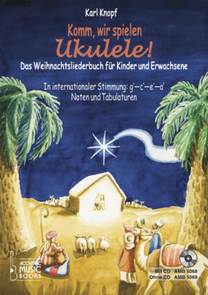 Das Album enthält die schönsten Weihnachtslieder für Ukulelen-Spieler ohne und mit Notenkenntnissen. Dabei werden unterschiedliche Spielfertigkeiten berücksichtigt. Neben den leichten Liedern finden sich auch Fingerstyle-Arrangements und hin und wieder eine zweite Stimme für das Ensemblespiel. Das große Noten- und Textbild erleichtert das Musizieren unter dem Weihnachtsbaum, und Akkordsymbole und Griffdiagramme helfen bei der Orientierung. - Komm, wir spielen Weihnachtslieder! Inhalt: Adeste Fideles (Herbei, o ihr Gläub’gen) - Alle Jahre wieder - Away in a Manger - Das Licht einer Kerze - Die Wi-Wa-Weihnachtsmaus - El Noy de la Mare - Fröhliche Weihnacht - Go, Tell It On The Mountain - Gold’nes Licht - Hört, der Engel helle Lieder - Ihr Kinderlein, kommet - In Dulci Jubilo - Jingel Bells - Kling, Glöckchen, klingelingeling - Kommet, ihr Hirten - Leise rieselt der Schnee -Maria durch ein’ Dornwald ging - Morgen kommt der Weihnachtsmann - O du fröhliche - O Tannenbaum - Schneeflöckchen, Weißröckchen - Stern über Bethlehem - Still, still, still - Stille Nacht - Süßer die Glocken nie klingen - Vom Himmel hoch, da komm ich her - Was soll es bedeuten