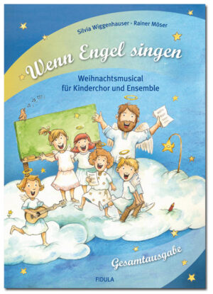 Aufführungsdauer: 50 Minuten Besetzung: Chor, 4 Gesangsrollen, 23 Sprechrollen (viele Doppelbesetzungen möglich) Luigi, der quirlige Nachwuchs-Engel, kann im Unterricht für Engelskinder einfach nicht stillsitzen, auch das Aufpassen fällt ihm schwer. Und während alle anderen Schüler das Geheimnis der Heiligen Nacht erfahren und so ihre Flügel erhalten, zappelt er herum und fällt aus dem Himmel mitten in unsere Welt. Was für ein Pech! Um wieder zurück zu gelangen, muss Luigi einige Abenteuer bestehen und wird schließlich Teil eines kleinen Weihnachtswunders. Groovige Rhythmen, Balladen, Jazzwalzer und ein Rettungs-Rap untermalen Luigis Geschichte auf mitreißende Weise und machen dieses Musical zum Hit in Grundschule, Verein oder Gemeinde! Das Stück lebt nicht zuletzt vom Gegensatz zwischen „Himmel“ und „Erde“. Und „da unten“ auf der Erde gibt es so allerhand, das Luigi und damit auch die Zuschauer zu Kopfschütteln veranlasst: Hektisch über Weihnachtsmärkte rennen? So viele Geschenke wie möglich kaufen? In teilnahmslose „Touristen-Attitüde“ verfallen? Ist es wirklich das, worauf es bei Weihnachten ankommt? Doch der Schauplatz „Weihnachtsmarkt“ ermöglicht nicht nur kritische Töne, sondern auch individuelle Aufführungsmöglichkeiten: Das Geschehen ist nämlich so konzipiert, dass es sich leicht dem Ort der Aufführung anpassen lässt und so zu einem eigenen, unverwechselbaren Erlebnis für jedes Kind und das Publikum wird. Denn am Ende wird der Weihnachtsmarkt dann doch zu einem „magischen“ Ort, an dem Hilfsbereitschaft, Wunder und menschliche Wärme möglich sind. Inhalt: Dumm gelaufen • Weihnachtszeit ist wunderschön • Weihnachten ist ja ganz nett • Rettungs-Rap • Licht im Dunkel • Kommt und seht • Luigi hebt ab • Wir freuen uns auf Weihnachten u. a.