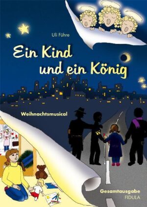 Uli Führes kurzes Weihnachtsmusical - auch schon für junge Akteure Miriam hört einen Gesang, der von der Ankunft eines Kindes erzählt. Ihre Eltern haben keine Zeit für solche Dinge. Doch ein Blinder, ein Bettler und ein Schwarzer begleiten das Mädchen auf der Suche nach dem Kindkönig. Der Gesang führt sie in die Vorstadt, dort finden sie ihn. Es ist oft das Schwache, in dem eine große Stärke liegt. Krönender Abschluss des Musicals ist der Wechselgesang ‚Sei willkommen‘ der Aufführenden mit den Zuhörern, die damit in das Geschehen einbezogen werden. Für Kinderchor, 6 Solisten, Klavier (dazu fakultativ Streicher/Blockflötenquartett, Gitarre und Perkussion) Dauer: ca. 35 Minuten Dazu: Die gleichnamige CD mit allen Playbacks ISBN 978-3-87226-810-5 Das Aufführungsrecht ist direkt über den Verlag zu beziehen.