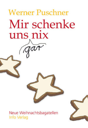 Auch in seinem neusten Weihnacht-Mini „Mir schenke uns gar nix“ werden, amüsant, hintergründig und in bester badischer Mundart die teuersten und besinnlichsten Tage des Jahres in neunzehn Geschichten, Gedichten und Szenen von Werner Puschner beleuchtet. Kleine und weniger kleine Dramen spielen sich in den “Weihnachts- bagatellen” ab. Hier eine kleine Kostprobe: Die krumme Spitz vom Weihnachtsbaum Statt Tee, der duftend vor mir steht, hätt ich gern lieber doch en Kaffee. Am flache Meeresstrand vermiss ich d’Berge. In de Kunstausstellung, die Meisterwerke zeigt aus alle Herreländer un Epoche, isch die Beleuchtung net genauso duster-hell, wie ich mirs vorstell. Der Dobser uff de einwandfrei polierte Kühlerhaub, des Härle in de wunderbarste Supp, im Zwischeraum von Eck- un Backezahn des Faserreschtle von dem zarte Rinderfiletstück, des Körnle im Getriebe, der Stein im Schuh, die Muck, die regungslos die weiße Wand ziert, die krumme Spitz vom gschmackvoll gschmückte Weihnachtsbaum. die alle, die vergälle mir mei Lebe, die alle, die sin schuld, dass ich net mit de Welt vollkomme einig un im Reine bin, nur langsam un nur hinkend vorwärts komm. Wenn die net wäre. lägs an mir."