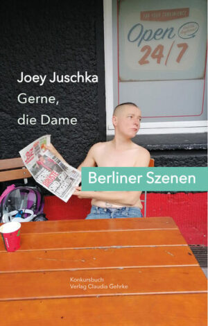 Für alle, die in Berlin zuhause sind oder nach Berlin reisen und ungewöhnliche, schräge queere Szenen und Orte kennenlernen möchten.In 72 Berliner Szenen wird von Intimitäten und Ämtern gleichermaßen erzählt, vom Jagen und Schreien und Schreiben und Lesen, von Regeln und Klos, Vertraulichkeiten, Öffentlichkeiten ... Es geht um Klobesuche mit und ohne Geschlechtsverwirrung, spielende Kinder, kotzende Katzen, Hausmeister mit exzellentem Zeitgefühl, versehentlich vertauschte Kontaktlinsen, Makler mit Wäscheständern, laut grölende Frauen, orangene Männer, sterbende Fans - Berlin! Und für alle, die mehr möchten, der 2. Band: Schlimme Sachen mit Decken., ISBN 978-3-88769-977-2