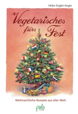 An Weihnachten kommt weltweit nur das Beste auf den Tisch. Angesichts von Braten allerorten stellt sich Vegetariern die Frage nach einer fleischlosen Festtagsküche - gibt es sie überhaupt? Dieses Buch liefert die Antwort, denn Heike Kügler-Anger hat wahre Schätze kulinarischer Tradition entdeckt - ganz ohne Fleisch und Fisch. Zwölf Länder mit typischen vegetarischen Festtagsgerichten stellt sie vor. Ob Deutschland, Österreich und die Schweiz, Norwegen, Großbritannien und die Niederlande, Italien, Frankreich und Spanien, Russland, Mexiko und die USA - überall bietet die Festtagsküche die besten landestypischen Spezialitäten: Eine wahre Fundgrube, wenn das Besondere gefragt ist. Die Rezeptauswahl reicht von edlen Suppen und Pasteten über Gratins und Tartes bis zu Schlemmerdesserts, Festtagskuchen und Gebäck. Die Rezepte lassen sich zu landestypischen und internationalen Menüs zusammenstellen oder einzeln nachkochen. Wissenswertes zu kulinarischen Weihnachtstraditionen und Bräuchen begleitet die Rezepte. Vegetarier und alle, die neugierig sind auf eine traditionelle Festtagsküche jenseits von Braten und Gans, dürfen gespannt sein auf dieses Buch.