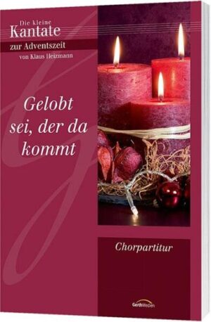 Chorstimmen mit Akkordbezeichnungen und Sprechertexten Die "Kleine Kantate zur Adventszeit" ist ein eindrucksvolles Erlebnis für die ganze Gemeinde. Das Kommen Jesu in die Welt wird als Zeichen der Liebe Gottes zu den Menschen ergreifend und festlich beschrieben. Inhalt: 8 Lieder für vierstimmig gemischte Chöre, Kinderchor ad. lib. und Solisten Aufführungsdauer: ca. 20 Minuten