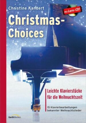 Einfach gesetzte Weihnachtslieder - ob als Vortragsstück im Gottesdienst, bei Weihnachtsfeiern oder im Familien-Kreis. Festlich und stimmungsvoll! Mit dieser Notenausgabe sind Pianisten für die Weihnachtszeit bestens gerüstet! Der Schwierigkeitsgrad wurde bewusst einfach gehalten. Fingersätze sind eine gute Hilfestellung und erleichtern das Üben. Sie sind auch für den Klavierunterricht unerlässlich. Für die Begleitung mit Gitarre, Bass oder einer kompletten Band dienen Akkordsymbole als Anhaltspunkte. Mit den Liedtexten am Ende jedes Liedes ist das Mitsingen kein Problem. Zum Lernen und Ausprobieren von den Liedern enthält das Buch eine Begleit-CD mit allen Titeln. Inhalt: Alle Jahre wieder  Die Nacht ist vorgedrungen Engel bringen frohe Kunde / Les anges dans nos campagnes Es kommt ein Schiff geladen God Rest Ye Merry, Gentlemen Herbei, o ihr Gläub'gen Ich steh an deiner Krippen hier Ihr Kinderlein kommet Jingle Bells  Kommet, ihr Hirten Oh du fröhliche Süßer die Glocken nie klingen Stille Nacht Tochter Zion Winterwonderland