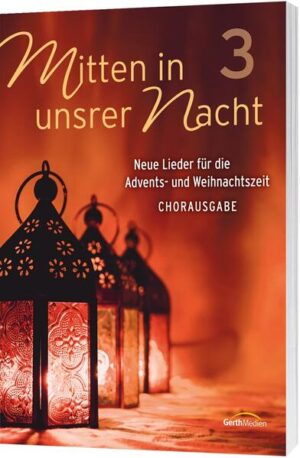 Neue Lieder für die Advents- und Weihnachtszeit. Die dritte Ausgabe der beliebten Reihe "Mitten in unserer Nacht" präsentiert neues vierstimmiges Liedmaterial. Hervorragend geeignet für Chöre und deren musikalische Gestaltung von Gottesdiensten und Konzerten. Stilistisch mit einer großen Bandbreite von bekannten Klassikern, über Pop-Balladen bis hin zu Gospels vom "Oslo Gospel Choir". Mit Autoren wie: Tore W. Aas, Danny Plett, Lars Peter, Dania König u.a. Inhaltsangabe: Betet den König an (Worship the Newborn King) Freude Freue dich Welt / Joy To The World Gloria Heilige Nacht Himmlisches Kind (Miracle Child) Hört auf den Klang (Listen To The Sound) Immanuel (Emmanuel) Kleines Jesuskind Licht im Dunkel (Lys I Mørket) Noel, Christ ist geboren (The First Noel) O Messias (O Messiah )