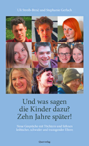 Ein zweites Mal kommen Töchter und Söhne lesbischer Mütter, schwuler Väter und - neu - von Eltern, die sich als transgender identifizieren, zu Wort. Zehn Jahre nach den ersten Interviews wurden die 34 Kinder, Jugendlichen und Erwachsenen ein weiteres Mal zu ihrer Sicht auf ihre Familie befragt - Familien, die immer noch als besonders oder auch erklärungsbedürftig wahrgenommen werden. Was finden die Kinder an ihrer Familie großartig? Was mögen sie an ihren Eltern, was kritisieren sie? Welche Wünsche und Träume haben sie für ihr Leben? Mit welchen Befürchtungen oder Reaktionen setzen sie sich auseinander? Was erleben sie als unterstützend? All das vermitteln die Texte authentisch und anschaulich. Die Kinder erzählen ganz offen auch von Krisen und Trennungen und darüber, wie ihre Eltern für sie da sind. Und sie geben uns einen Einblick in ihre Familien, die ganz normal und manchmal so ganz anders sind. In dieser Jubiläumsausgabe werden jeweils die alten Textporträts von Teilnehmer_innen des ersten Bandes Und was sagen die Kinder dazu? ihren aktuellen Statements vorangestellt. Hinzu kommen Gespräche mit Töchtern und Söhnen der neuen Regenbogenfamiliengeneration sowie ein Talk zwischen den Töchtern der Autorinnen.