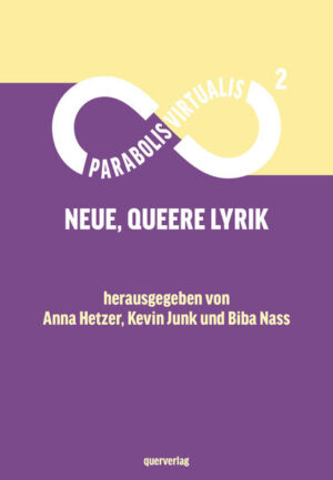 Mit der zweiten Ausgabe von Parabolis Virtualis zeigen wir wieder neue, queere Lyrik. Kevin Junk hat Anna Hetzer und Biba Nass als Co-Herausgeber*innen eingeladen, durch ihre Perspektiven den Band mitzugestalten. Begleitet von einem Open Call hatten verschiedene Stimmen die Möglichkeit, einen Platz in der Anthologie zu finden. So entsteht ein Gewebe aus Texten, das ein Stimmungsbild gesellschaftlicher Zustände aufzeigt. Queere Lyrik braucht keine Definition, aber wir machen sie in dieser Anthologie in ihrer Bandbreite sichtbar. In einem abschließenden Essay erkundet Anna Hetzer den Möglichkeitsraum queerer Literaturtradition und lesbischer Erotik. Die Gedichte werden durch Illustrationen von Nick Gauci begleitet.