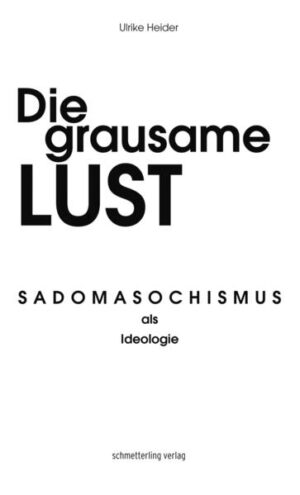 Popmusik, Werbung, Mode und Kulturbetrieb sind voll von Symbolen und Szenarien der grausamen Lust. Wann immer eine Hure dargestellt wird, ist es eine strafende Domina und das Geschäft mit Handschellen, Knebeln und Peitschen boomt. Akademiker und Intellektuelle sprechen ehrfürchtig von den Nachtseiten der Sexualität. Ulrike Heider geht in diesem Buch Philosophien und Ideologien auf den Grund, die sich um das Phänomen Sadomasochismus ranken. Ihr Buch ist eine kritische und aufklärerische Erwiderung auf den erotischen Irrationalismus von Philosophen und Literaten wie dem Marquis de Sade, seinem Schüler Georges Bataille und seiner Schülerin Pauline Rèage, Verfasserin der Geschichte der O. Kritik erfahren auch der Vordenker der Postmoderne Michel Foucault, die Bestsellerautorin Erika Leonard und die Queer-Ikone Paul B. Preciado. Als wiederkehrende Merkmale der Ideologien zu der mit Gewalt gepaarten Lust erkennt die Autorin meist unverblümte Misanthropie, autoritäres pädagogisches Konzept, blasphemisch getarntes Religionsbedürfnis und der Komplex von Schuld und Sühne. Schmerzen und Erniedrigungen dienen als Strafen wie einst im Mittelalter und die Erotik steht ganz im Bann ihres Verbots. Die Befreiung der Sexualität unter unfreien, d.h. kapitalistischen Bedingungen war und ist das Gegenteil einer sexuellen Revolution im emanzipatorischen Sinn, die nie stattgefunden hat. Sie befördert heute ein Bild von der körperlichen Liebe, das von den schlimmsten Merkmalen der Gesellschaft, in der wir leben, geprägt ist, von Ungleichheit und Konkurrenz, von Macht, Ohnmacht und Machtkämpfen bis hin zum Krieg.