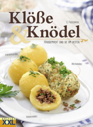 Sie sind meist rund und immer heiß begehrt: Klöße und Knödel, liebevoll von Hand zubereitet, schmecken einfach gut! Ob herzhaft mit Fleisch und viel Soße oder süß mit Früchten - sie sind ein wahrer Genuss. Die Liste der Zutaten scheint endlos zu sein: von klassisch mit Kartoffeln, Speck und Zwiebeln bis ausgefallen mit Pistazien, Mohn oder Schokolade. Und wenn wirklich einmal etwas übrig bleiben sollte? Einfach weiterverwerten und verführerisch neue Gerichte auf den Tisch zaubern. Lassen Sie sich überraschen! - Jedes Rezept mit farbigem Foto und detaillierter Beschreibung der einzelnen Arbeitsschritte. - Im Ratgeber erfahren Sie das Wichtigste über die verschiedenen Knödelsorten