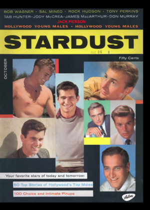 I chose this old fan magazine as my book project because I like everything about it--the design, the printing and the photography. I love the subject matter--the stars we remember and the ones we do not. Men, who obviously held a place for a while in the evanescence of Hollywood and youth. I seek to preserve, come what may, the ephemeral. (Jack Pierson)