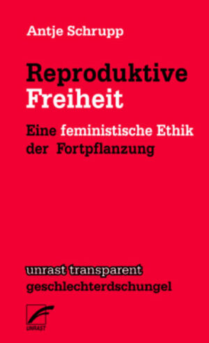 Reproduktionstechnologien machen rasante Fortschritte, dabei sind die politischen Implikationen noch gar nicht diskutiert. Dass nur etwa die Hälfte der Menschheit schwanger werden kann, wirft in politischer Hinsicht Gerechtigkeitsfragen auf: Unter welchen Umständen werden Menschen schwanger und gebären? Welche Rechte (auf Unterstützung) und welche Pflichten (gegenüber der Gesellschaft oder anderen Erwachsenen) haben sie? Traditionellerweise wurde Reproduktion über eine heteronormative Geschlechterordnung geregelt, die Kindern direkt nach der Geburt ein Geschlecht zuwies. Je nachdem, ob sie aufgrund ihrer Genitalen mit einer gewissen Wahrscheinlichkeit selbst einmal schwanger werden könnten oder nicht, bereitete ihre Erziehung und Sozialisation sie auf später klar unterschiedene Aufgaben in Bezug auf Reproduktion vor - auf Mütterlichkeit beziehungsweise Vaterschaft. Vor allem dank der Frauenbewegung ist diese Geschlechterordnung heute infrage gestellt. Frauen pochen auf ihre Freiheit und Menschen mit Uterus klagen ihr Recht auf körperliche Selbstbestimmung ein, gleichzeitig werden binäre Geschlechterkonstrukte ganz prinzipiell hinterfragt und neue symbolische Geschlechterordnungen in den Blick genommen. Antje Schrupp umreißt die ethischen Herausforderungen des Themas, macht Vorschläge, wie reproduktive Gerechtigkeit in einer herrschaftsfreien Gesellschaft gedacht werden kann und plädiert für die Bereitschaft, über die bisherigen Horizonte hinauszudenken.