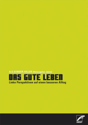 Es gibt ein besseres Leben im falschen. Mit unserem Buch wollen wir den Blick auf diese Möglichkeit zum Besseren richten. Wir wollen fragen, wie wir unseren eigenen Alltag emanzipativ gestalten können: Wie umgehen mit unseren Körpern? Wie umgehen mit unserer Sexualität? Wie umgehen mit dem älter werden? Das sind nur einige der Fragen, die uns alltäglich bedrängen