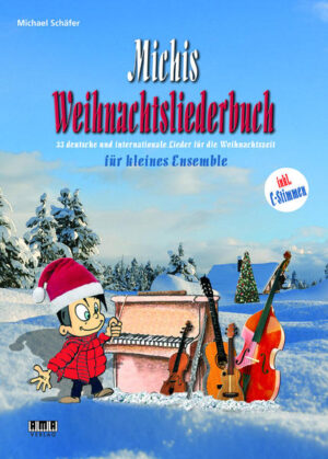 33 deutsche und internationale Lieder für die Weihnachtszeit Michael Schäfers Reihe „Michis Weihnachtsliederbuch für …“ beinhaltet 33 leicht gesetzte deutsche und internationale Weihnachtslieder für folgende Instrumente: Gitarre, Blockflöte, Querflöte, Cello, Kontrabass, Violine, Ukulele, Ensemble, Keyboard und Klavier. Die Hefte der Melodieinstrumente können im Gruppenunterricht eingesetzt werden, da Michael Schäfer eine zweite einfach gesetzte Stimme arrangiert hat. Zusätzlich sind Akkordsymbole über der Melodie notiert und im Anhang gibt es Akkordtabellen und Vorschläge zur Liedbegleitung auf der Gitarre oder dem Klavier, damit auch Familienmitglieder oder Freunde die jungen Musiker begleiten können. Eine Auswahl aus dem Inhalt: Alle Jahre wieder, Es ist ein Ros entsprungen, Stille Nacht, Jingle Bells, We wish you a merry Christmas