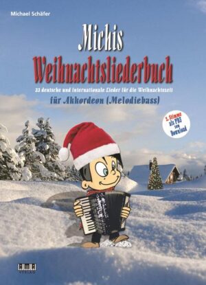 33 deutsche und internationale Lieder für die Weihnachtszeit Michael Schäfers Reihe „Michis Weihnachtsliederbuch für …“ beinhaltet 33 leicht gesetzte deutsche und internationale Weihnachtslieder für folgende Instrumente: Gitarre, Blockflöte, Querflöte, Cello, Kontrabass, Violine, Ukulele, Ensemble, Keyboard und Klavier. Die Hefte der Melodieinstrumente können im Gruppenunterricht eingesetzt werden, da Michael Schäfer eine zweite einfach gesetzte Stimme arrangiert hat. Zusätzlich sind Akkordsymbole über der Melodie notiert und im Anhang gibt es Akkordtabellen und Vorschläge zur Liedbegleitung auf der Gitarre oder dem Klavier, damit auch Familienmitglieder oder Freunde die jungen Musiker begleiten können. Eine Auswahl aus dem Inhalt: Alle Jahre wieder, Es ist ein Ros entsprungen, Stille Nacht, Jingle Bells, We wish you a merry Christmas