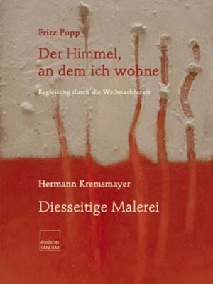 Ein Tage- und Stundenbuch für Grenzgänge zwischen Kunst und Religion, Ritual und Kommerz, inneren Bildern und äußeren Erscheinungsformen. In den Texten von Fritz Popp geht es nicht um die kritische Analyse des Weihnachtsrummels, auch nicht um einen verklärenden Blick auf die Advent-und Weihnachtszeit, sondern sie fordern wie die Bilder von Hermann Kremsmayer auf zum Innehalten, zu bewusstem Wahrnehmen und zur Öffnung des Blicks.