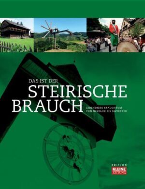 Woher kommen wir und wohin gehen wir? Das Brauchtum ankert in der Vergangenheit und ist uns ein Stück Heimat in der Gegenwart. Und Brauchtum ist lebendig - es verändert sich, mit uns und durch uns. Der steirische „Brauchtumspapst“ Günther Jontes führt uns kurzweilig durch die Anlässe des Jahres- und des Lebenslaufes und lässt vor unseren Augen eine Brücke zwischen dem Damals und dem Heute entstehen. Journalistinnen und Journalisten ergänzen diesen Bilder bogen um Menschenbilder: Reportagen und Geschichten aus allen steirischen Regionen machen das Brauchtum lebendig. Sie zeichnen ein Bild von dem, was den Steirerinnen und Steirern Heimat bedeutet, und sie öffnen ein Tor für jene, die sich als Zuag’raste diese Welt erschließen möchten.