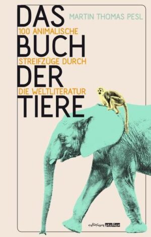 Tiere und Literatur: Das ist seit Anbeginn ein Liebesverhältnis. Martin Thomas Pesl hat Fährten aufgenommen, Spuren verfolgt und festgestellt: Der Einsatz vierbeiniger Freunde, gefiederter Feinde, schwimmender Gefahren und trompetender Hindernisse in literarischen Werken ist vielfältiger, als man denkt. Vom Affen Rotpeter bei Kafka über die Esel bei Orwell und Cervantes bis zu Murakamis Frosch, von Nabokovs Grauhörnchen über den Fuchs im Kleinen Prinzen bis zu Martin Suters Elefant und Michail Bulgakows Kater - ihnen und noch vielen mehr ist er auf seiner literarischen Spurensuche von der Antike bis zur Gegenwart begegnet. Ein kurzweiliger und amüsanter Trip für Leser, Tierliebhaber & Abenteurer.