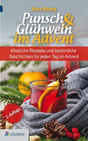 Der ganz besondere Adventkalender für 24 Tage - plus Special für Silvester! Raffinierte Punsch- und Glühweinrezepte mit heiteren und besinnlichen Geschichten für jeden Tag vom 1. bis zum 24. Dezember. Farbenprächtig illustriert ist dieses Buch ideal für gemütliches Beisammensein zu Hause mit der ganzen Familie, es inspiriert für adventliche Treffen mit Freunden oder spontane Partys in der Firma. Es verleiht festlichen Einladungen eine besondere Note. Von fruchtigem Kinderpunsch über cremige Spezialmischungen bis zu feurigem Turbo- Punsch: Dieses Buch liefert für jeden Geschmack köstliche Rezeptideen. Dazu erzählt es, woher der Punsch kommt, erklärt die Traditionen des Nikolaus- und Krampusfestes und vieles mehr. Mit Extra-Rezepten für einen schwungvollen Silvester-Abend!